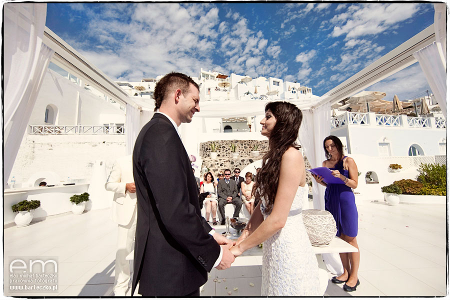 ślub na wyspach greckich
